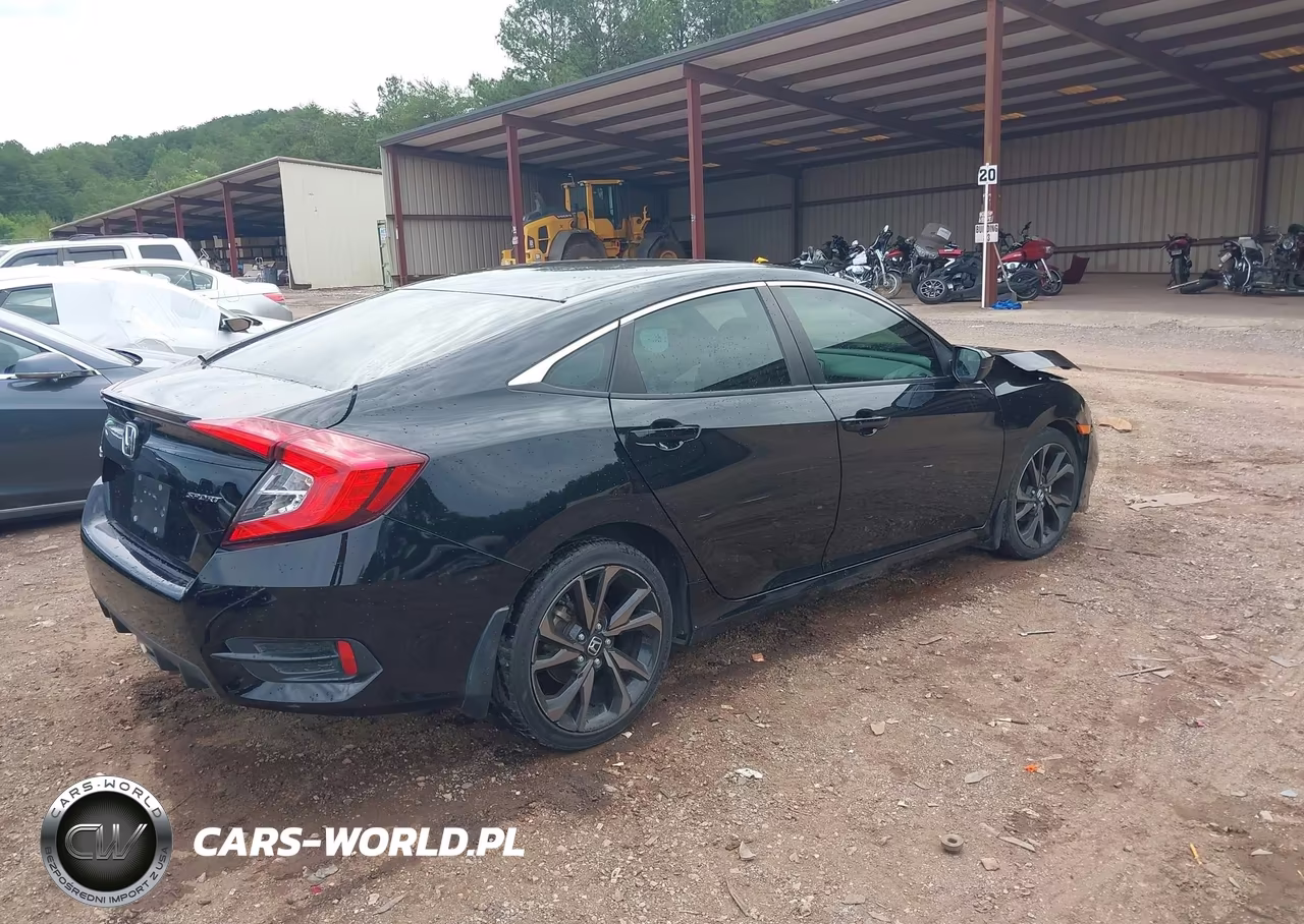 2019 Honda Civic Sport VIN:19XFC2F82KE047535 - 4