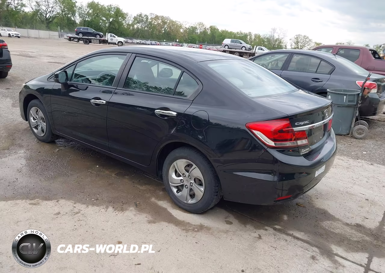 2013 Honda Civic Lx VIN:19XFB2F51DE095216 - 3
