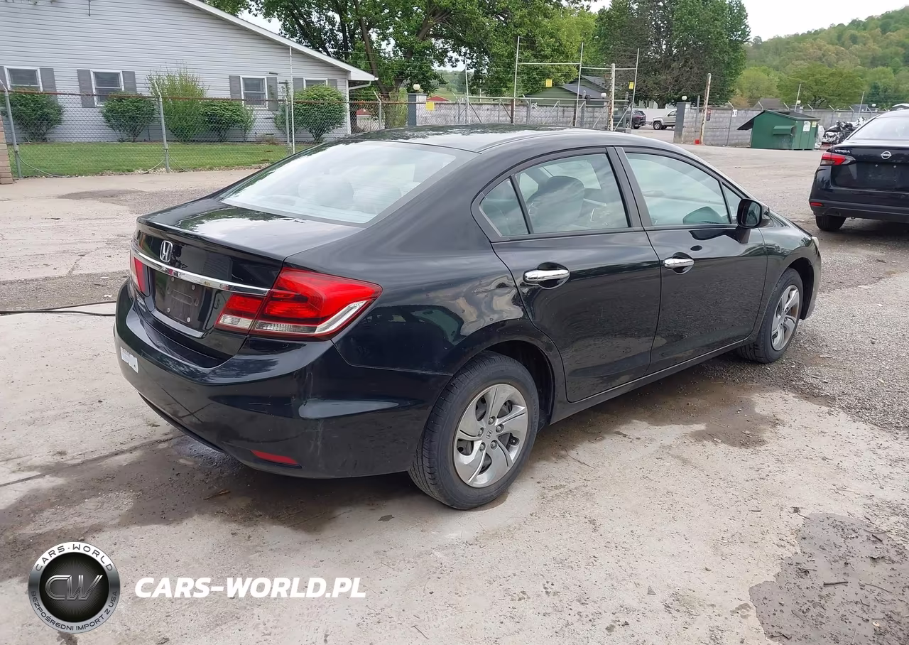 2013 Honda Civic Lx VIN:19XFB2F51DE095216 - 4