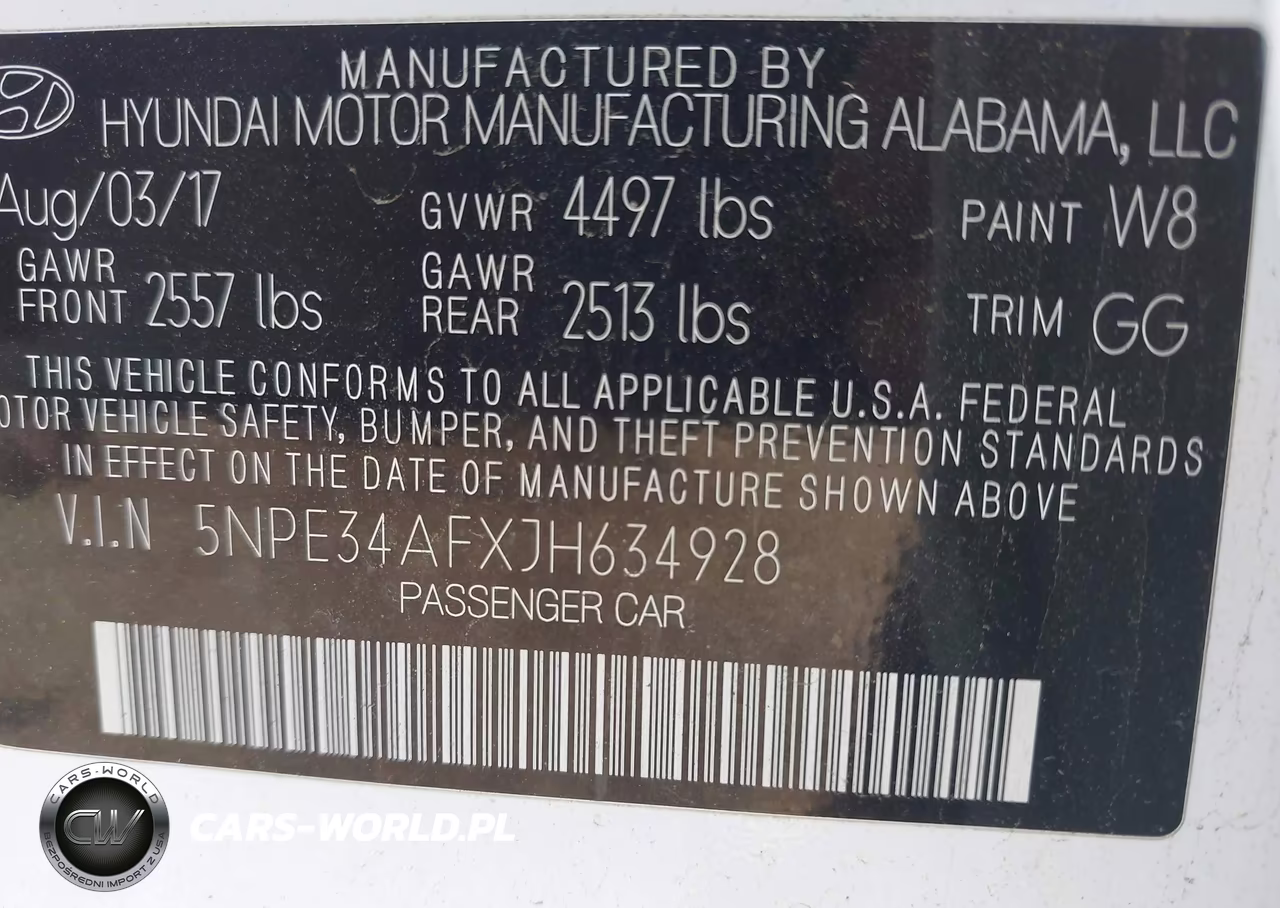 2018 Hyundai Sonata Sel VIN:5NPE34AFXJH634928 - 9