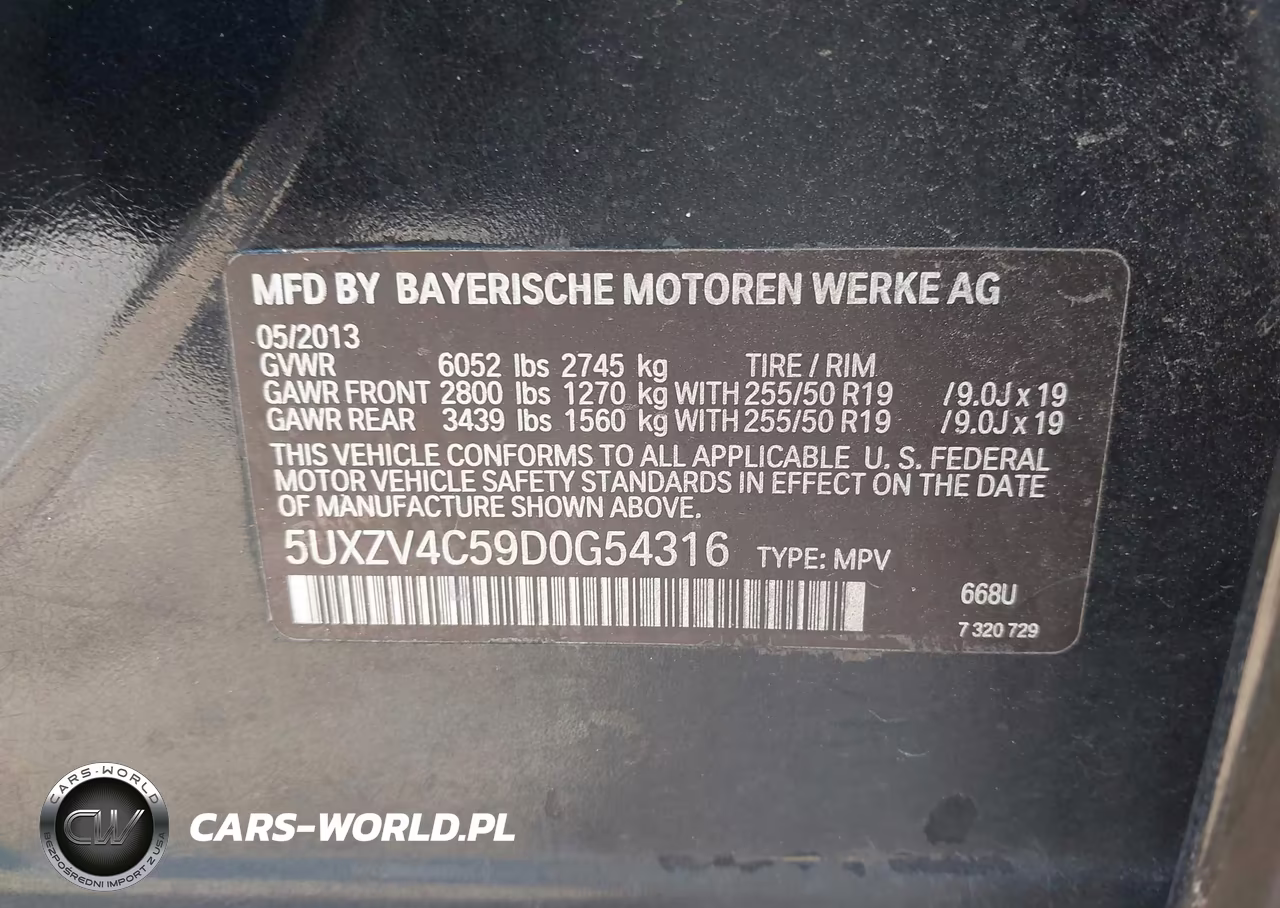 2013 BMW X5 xDrive35I-xDrive35I Premium-xDrive35I Sport Activity VIN:5UXZV4C59D0G54316 - 9