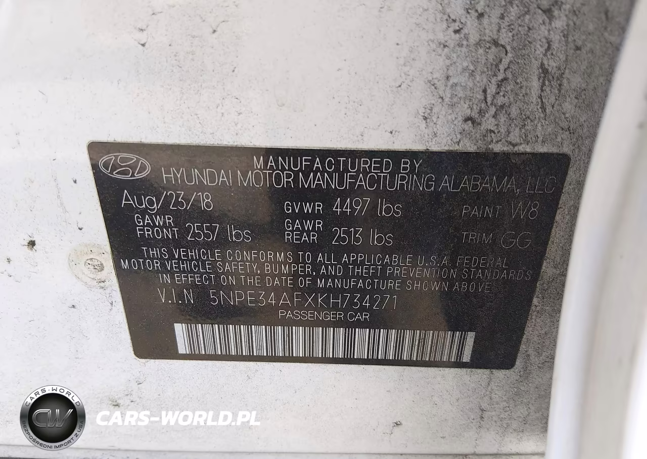 2019 Hyundai Sonata Limited VIN:5NPE34AFXKH734271 - 9