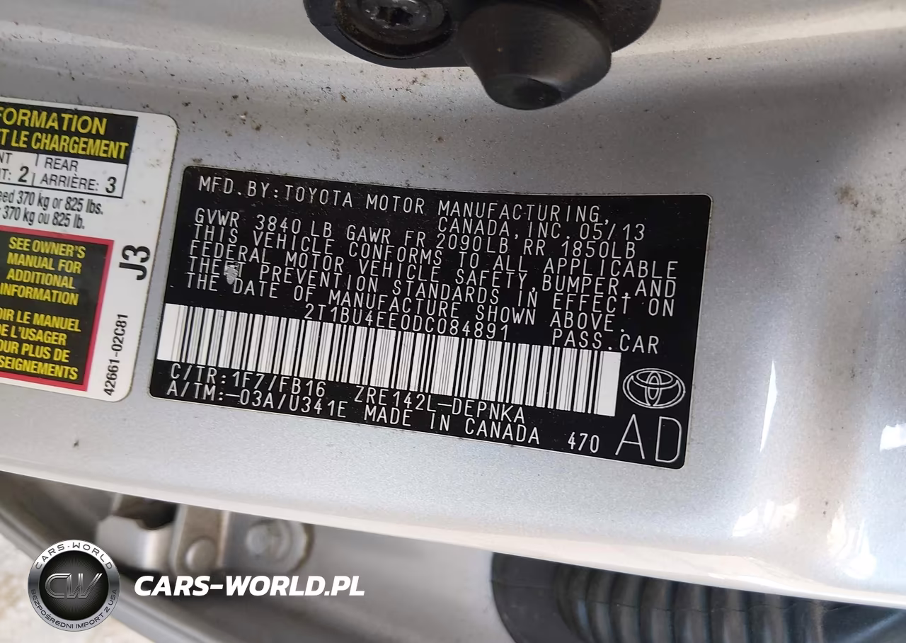 2013 Toyota Corolla Le VIN:2T1BU4EE0DC084891 - 9