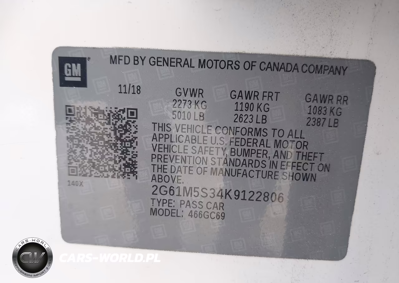 2019 Cadillac Xts Luxury VIN:2G61M5S34K9122806 - 9