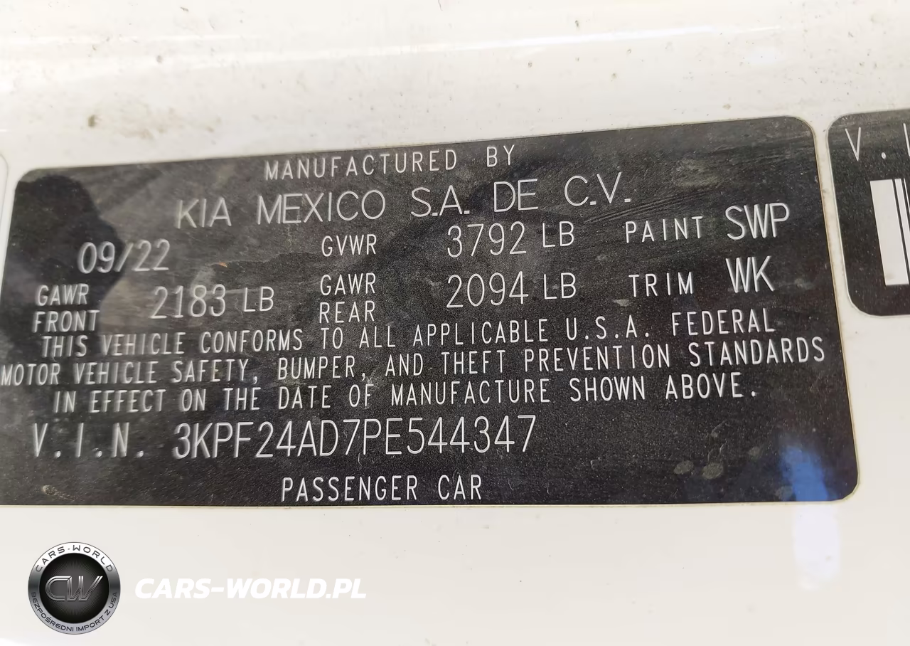 2023 Kia Forte Lxs VIN:3KPF24AD7PE544347 - 9