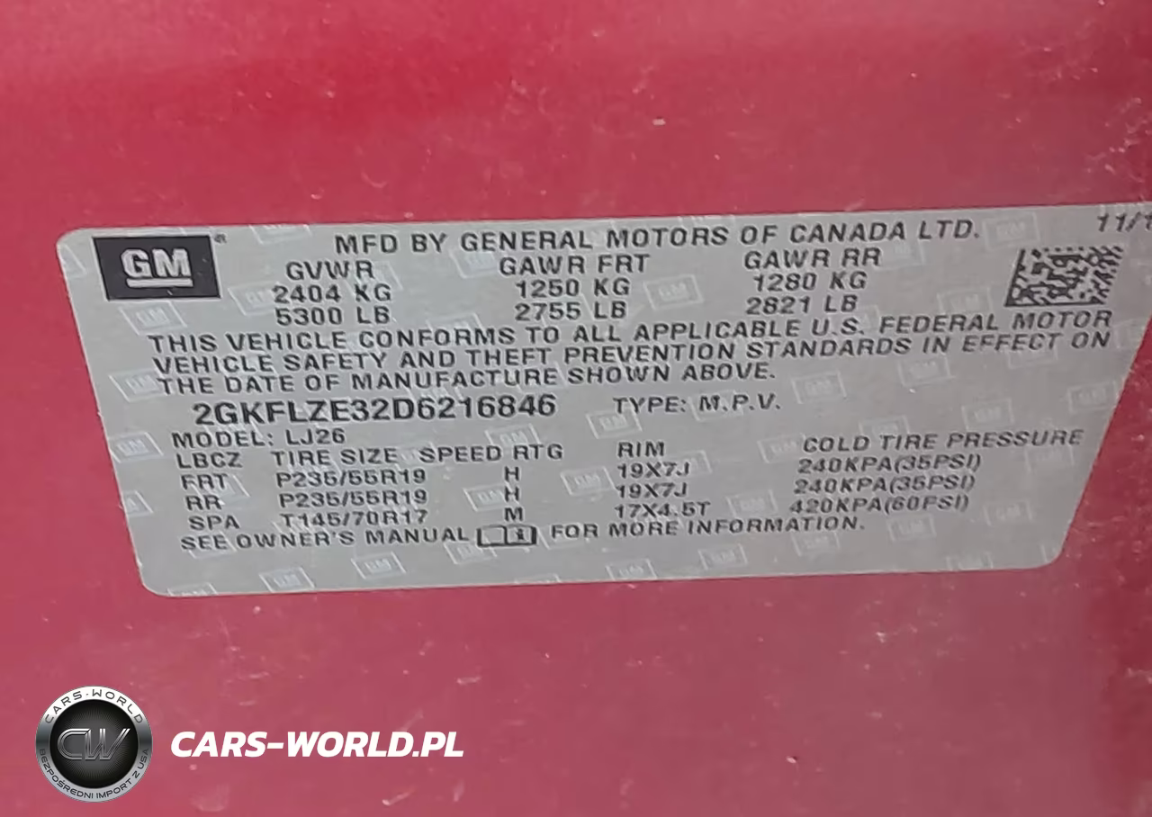 2013 GMC Terrain Denali VIN:2GKFLZE32D6216846 - 9