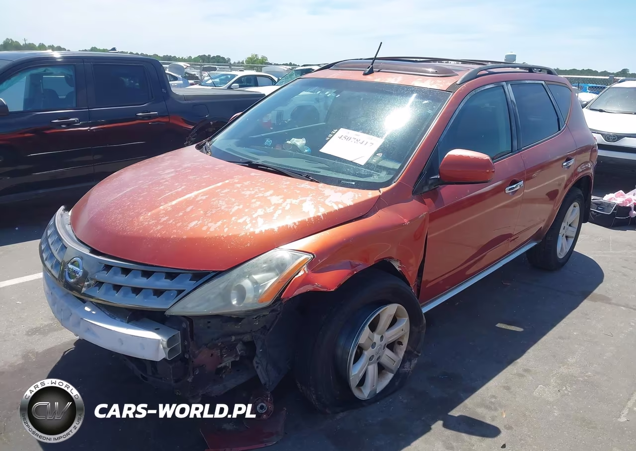 2006 Nissan Murano Sl VIN:JN8AZ08W26W523212 - 2