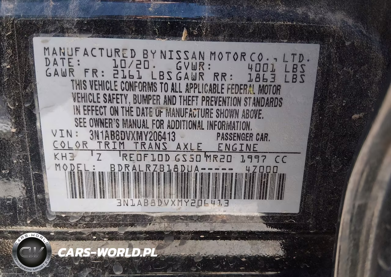 2021 Nissan Sentra Sr Xtronic Cvt VIN:3N1AB8DVXMY206413 - 9