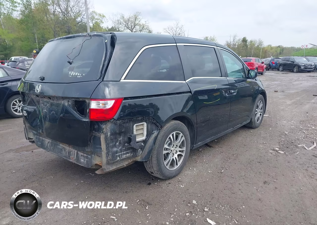 2013 Honda Odyssey Ex-L VIN:5FNRL5H68DB030519 - 4