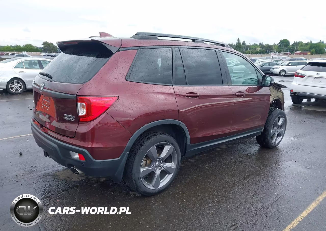 2021 Honda Passport Awd Touring VIN:5FNYF8H98MB002752 - 4