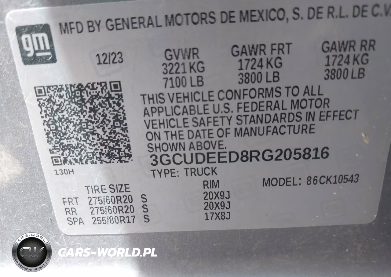 2024 Chevrolet Silverado 1500 4Wd Short Bed Rst VIN:3GCUDEED8RG205816 - 9