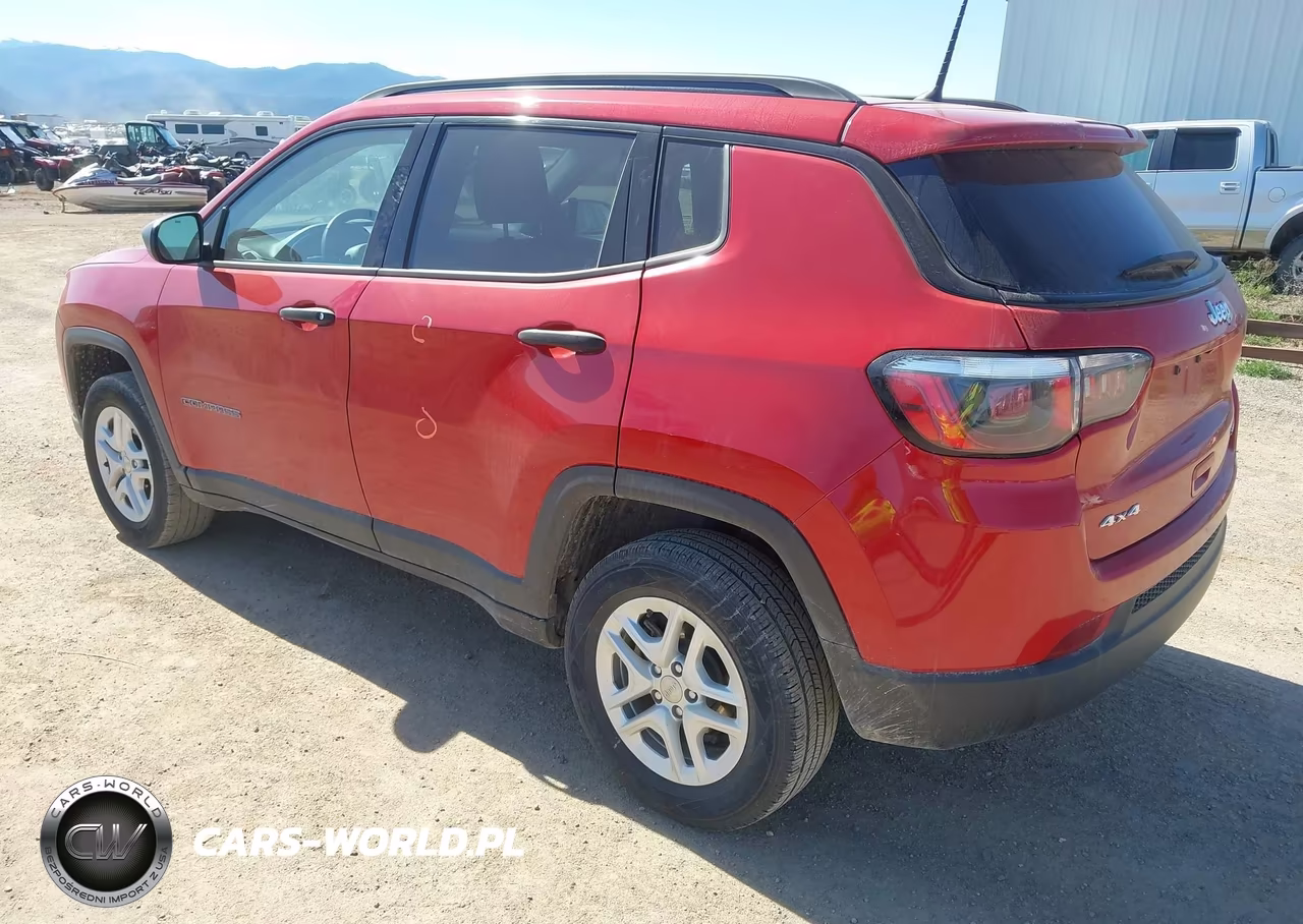 2018 Jeep Compass Sport 4X4 VIN:3C4NJDAB9JT392278 - 3