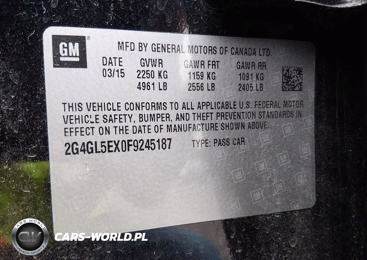 2015 Buick Regal Turbo VIN:2G4GL5EX0F9245187 - 9