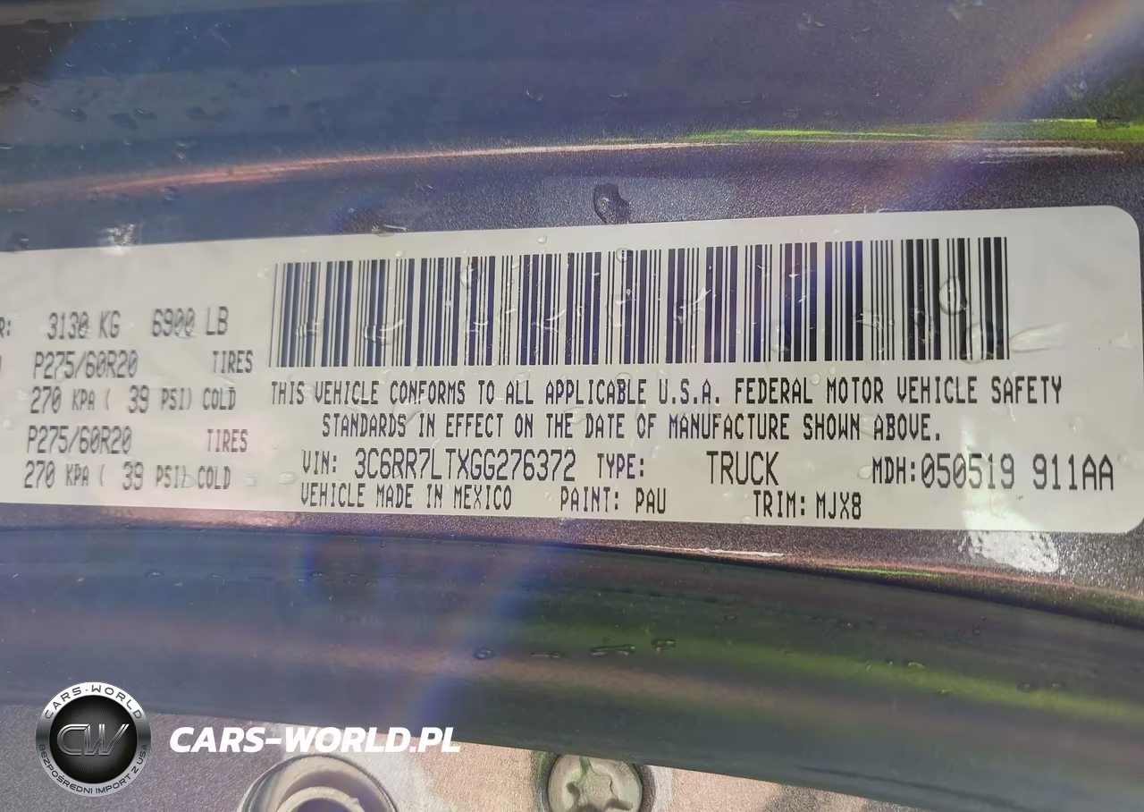 2016 Ram 1500 Big Horn VIN:3C6RR7LTXGG276372 - 9