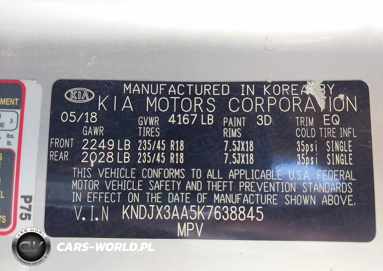 2019 Kia Soul ! VIN:KNDJX3AA5K7638845 - 9