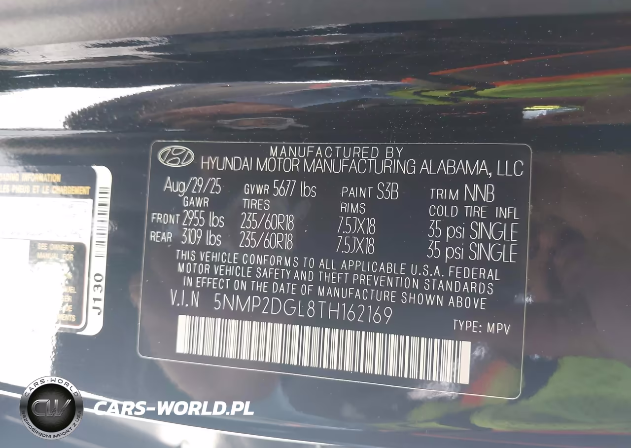 2026 Hyundai Santa Fe Sel VIN:5NMP2DGL8TH162169 - 9
