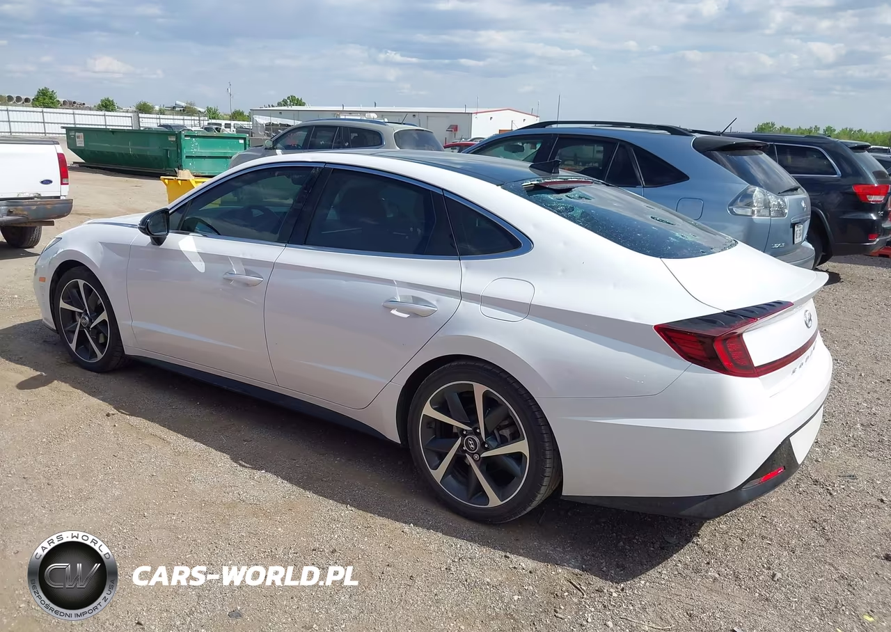 2022 Hyundai Sonata Sel Plus VIN:KMHL44J22NA235859 - 3
