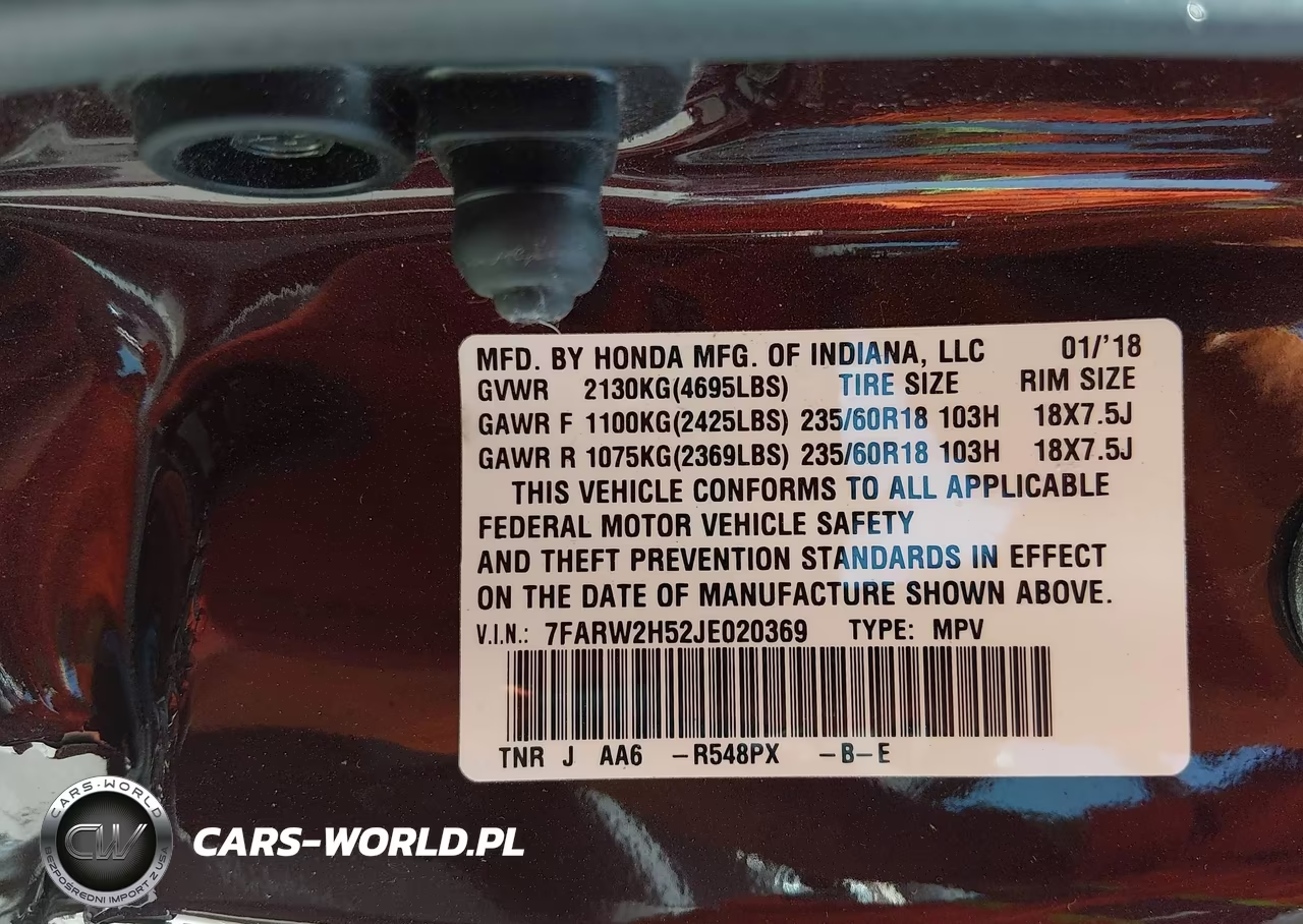2018 Honda Cr-V Ex VIN:7FARW2H52JE020369 - 9