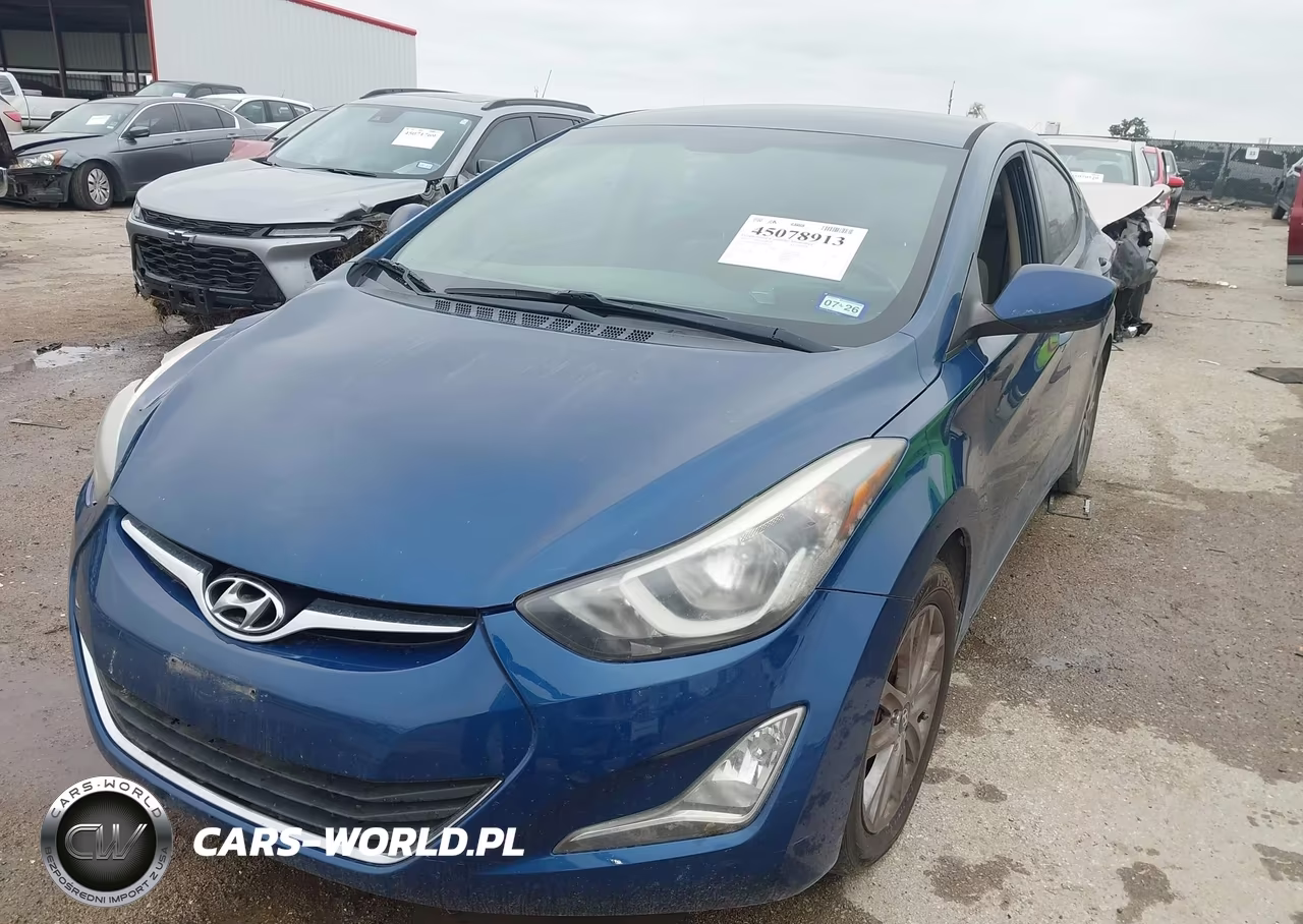 2014 Hyundai Elantra Se VIN:KMHDH4AE8EU085631 - 2