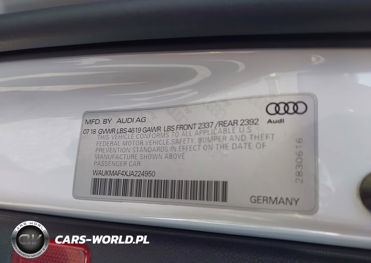 2018 Audi A4 2.0T Tech Ultra Premium-2.0T Ultra Premium VIN:WAUKMAF4XJA224950 - 9