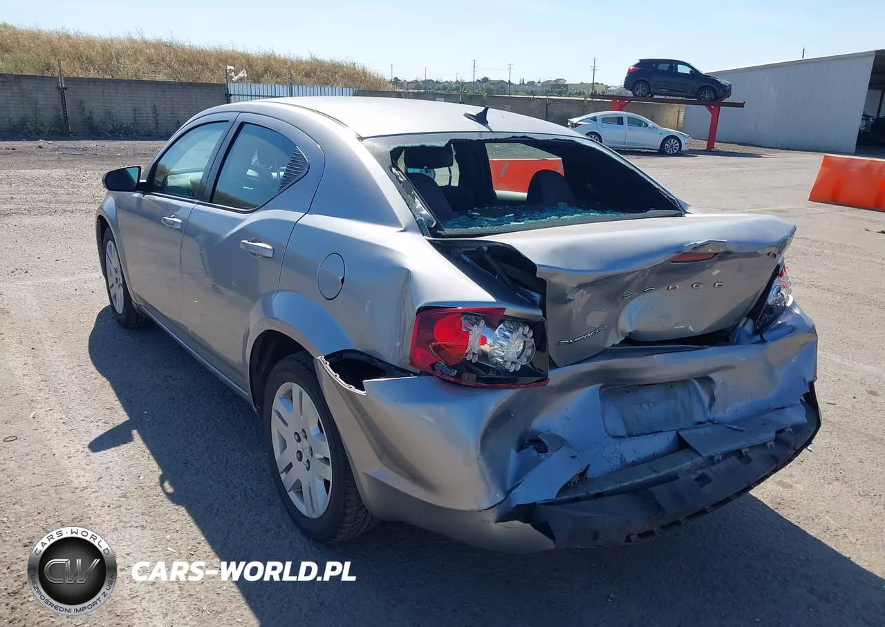 2014 Dodge Avenger Se VIN:1C3CDZAB1EN215410 - 3
