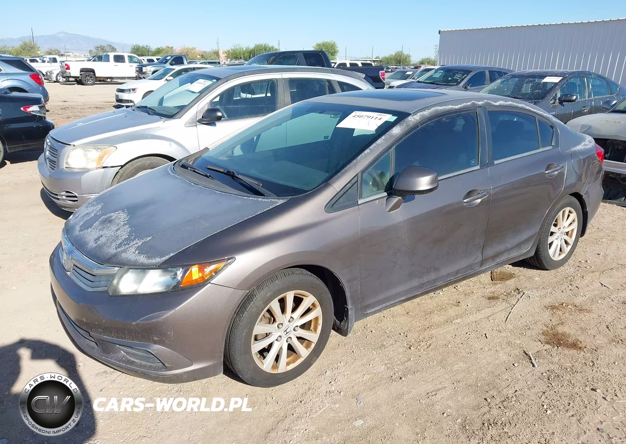 2012 Honda Civic Ex VIN:2HGFB2F83CH539873 - 2