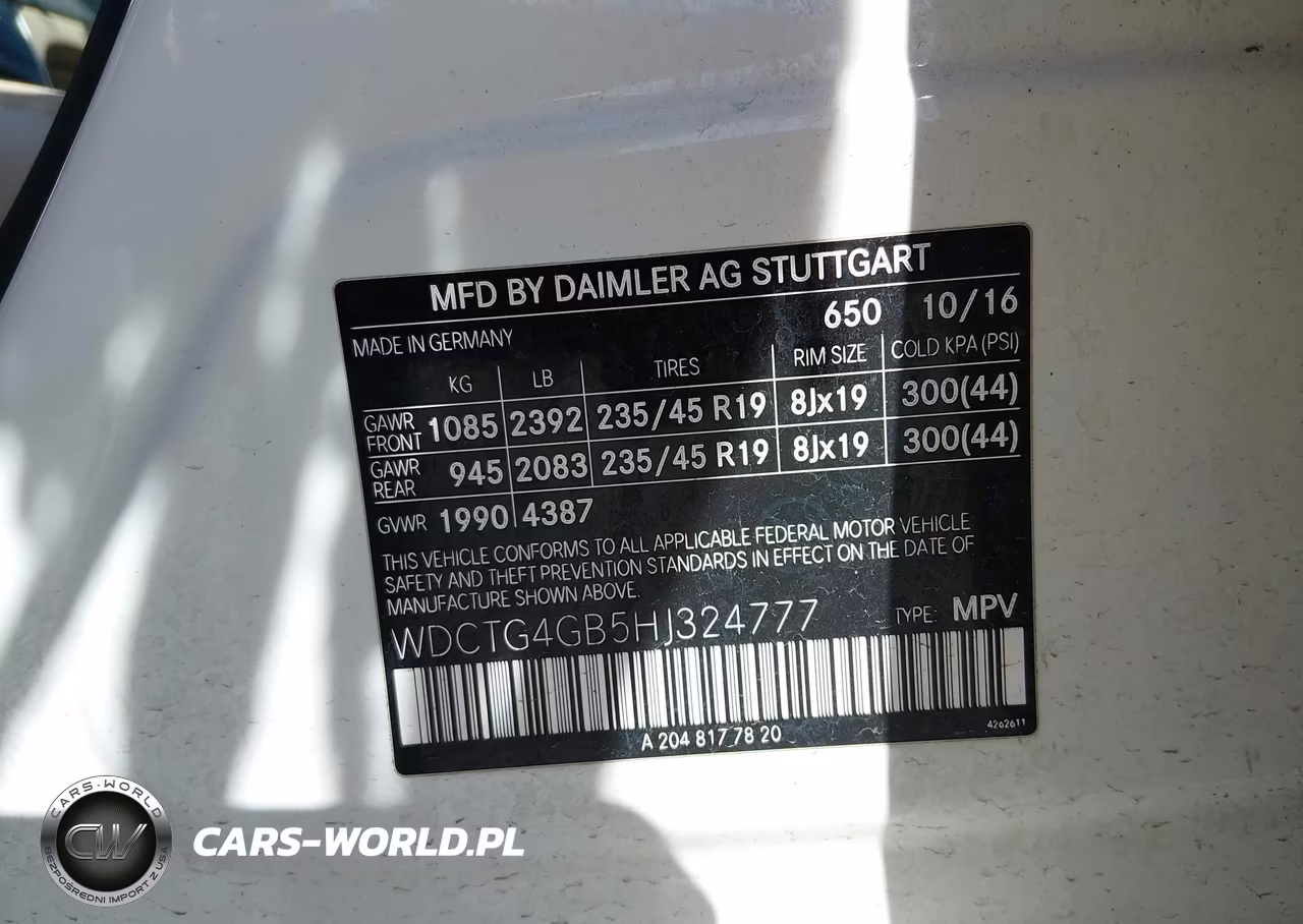 2017 Mercedes-Benz Gla 250 4Matic VIN:WDCTG4GB5HJ324777 - 9