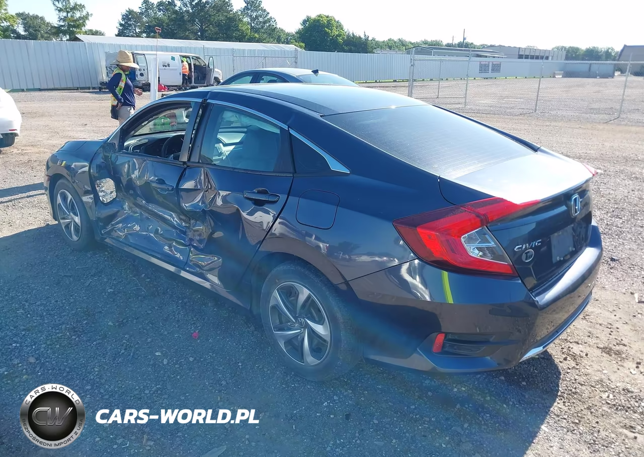 2020 Honda Civic Lx VIN:2HGFC2F62LH566235 - 3