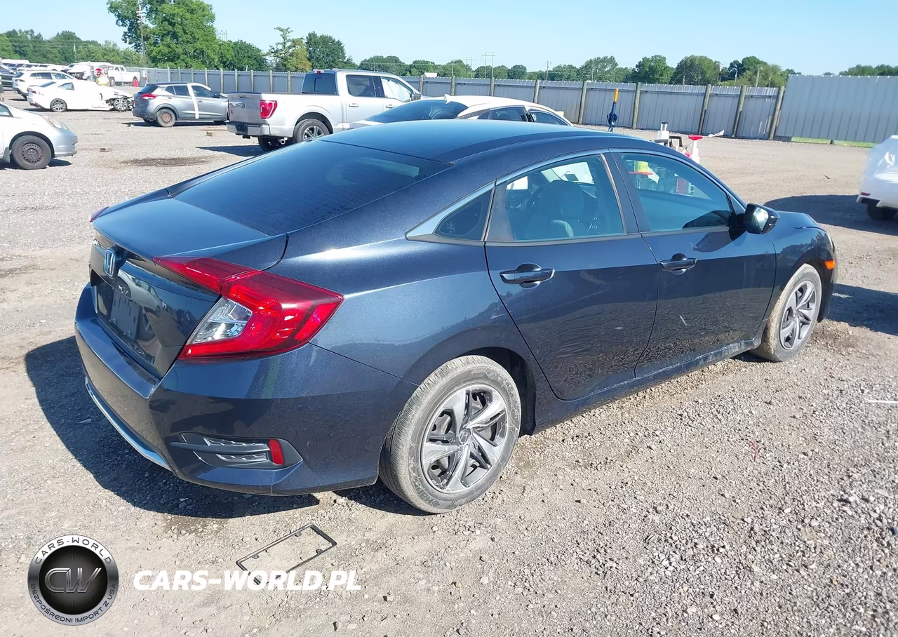 2020 Honda Civic Lx VIN:2HGFC2F62LH566235 - 4