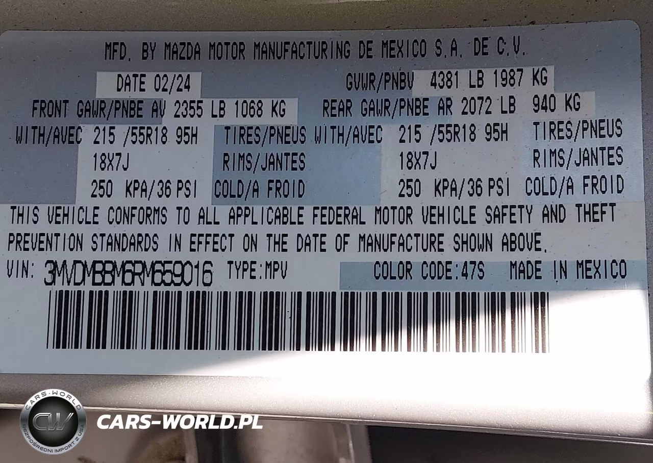2024 Mazda Cx-30 2.5 S Select Sport VIN:3MVDMBBM6RM659016 - 9