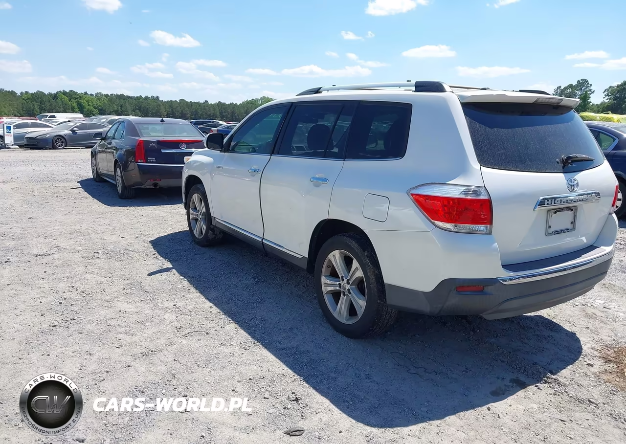 2012 Toyota Highlander Limited V6 VIN:5TDYK3EH4CS086184 - 3