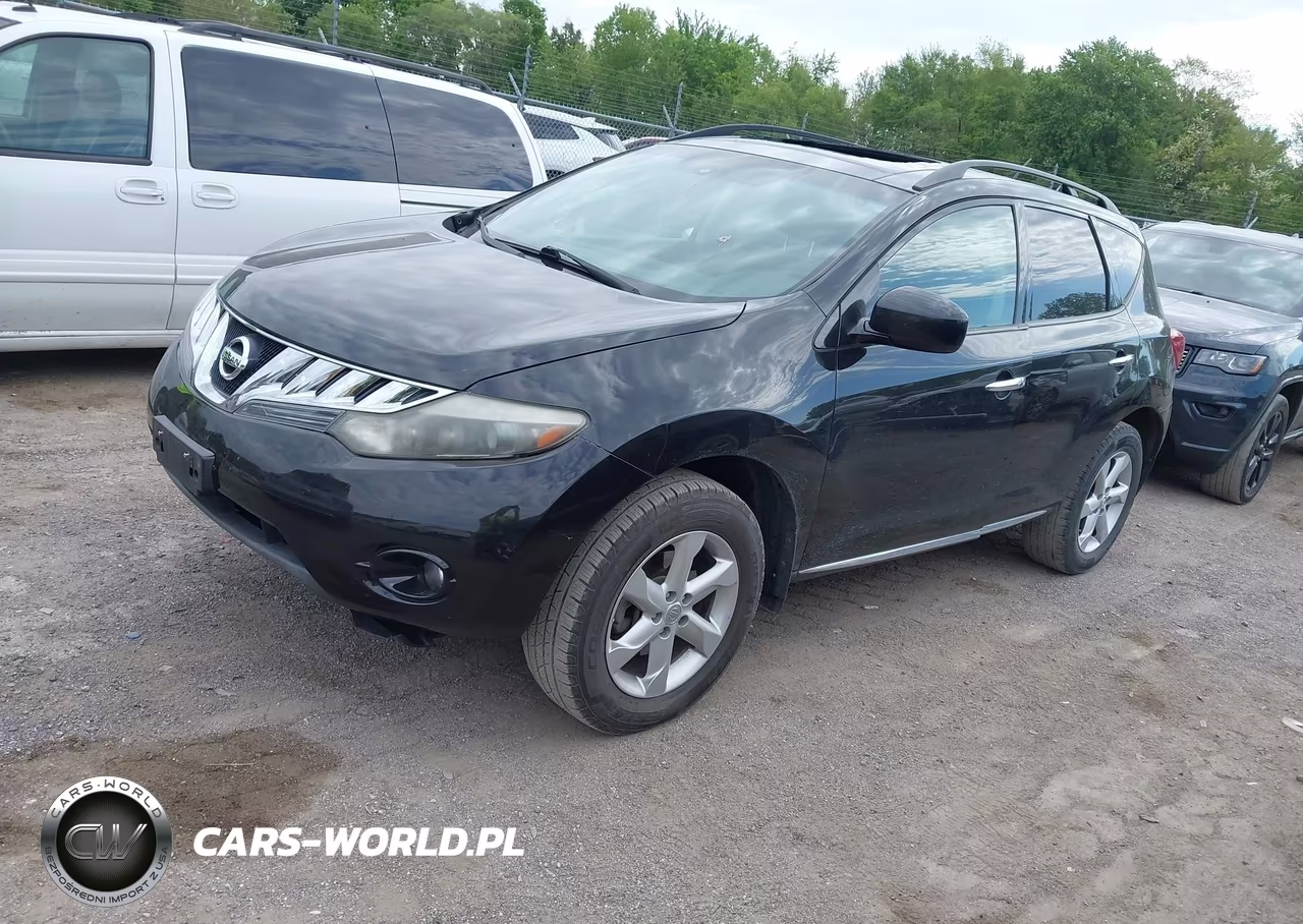 2010 Nissan Murano Sl VIN:JN8AZ1MW6AW103327 - 2