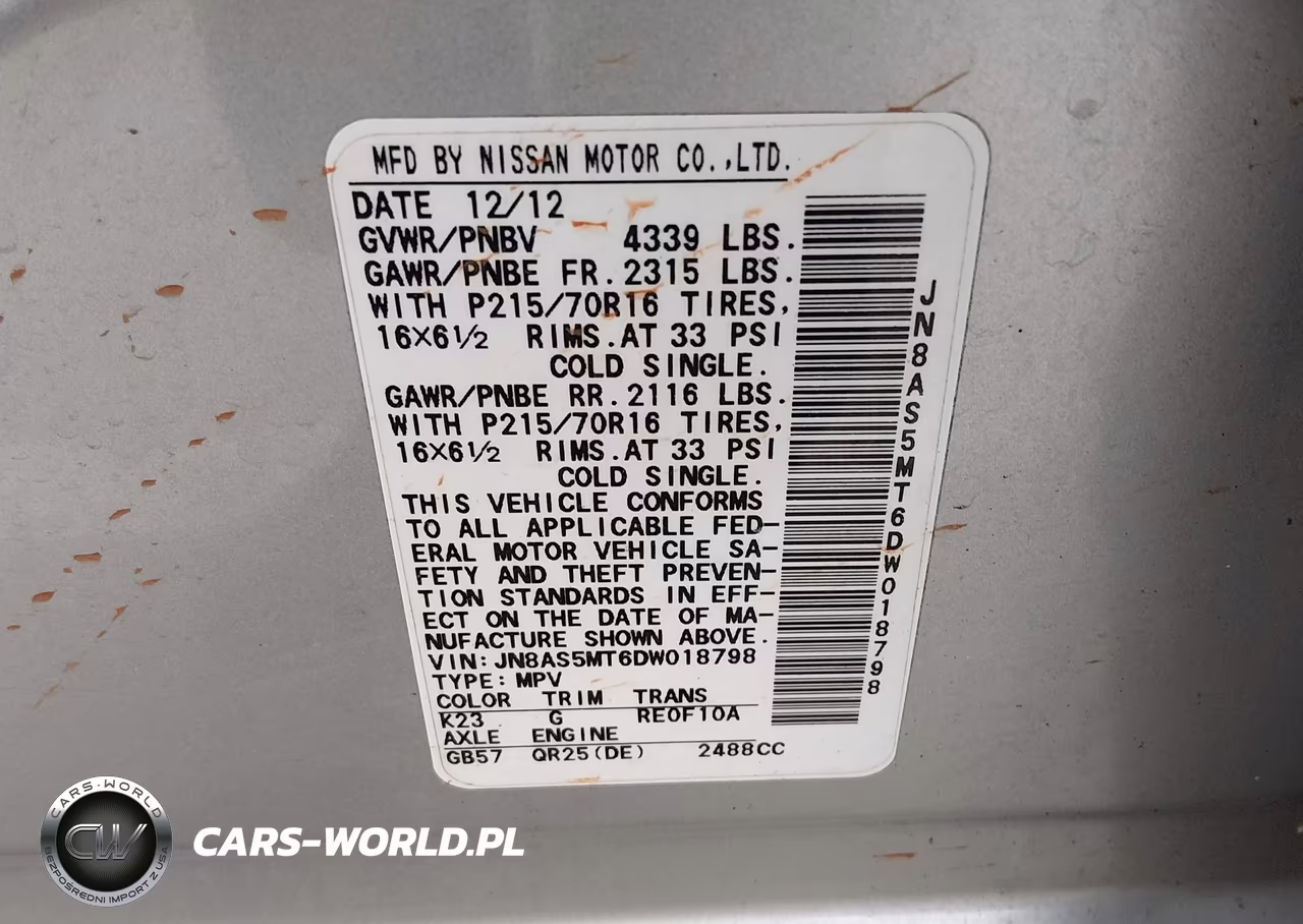 2013 Nissan Rogue S VIN:JN8AS5MT6DW018798 - 9
