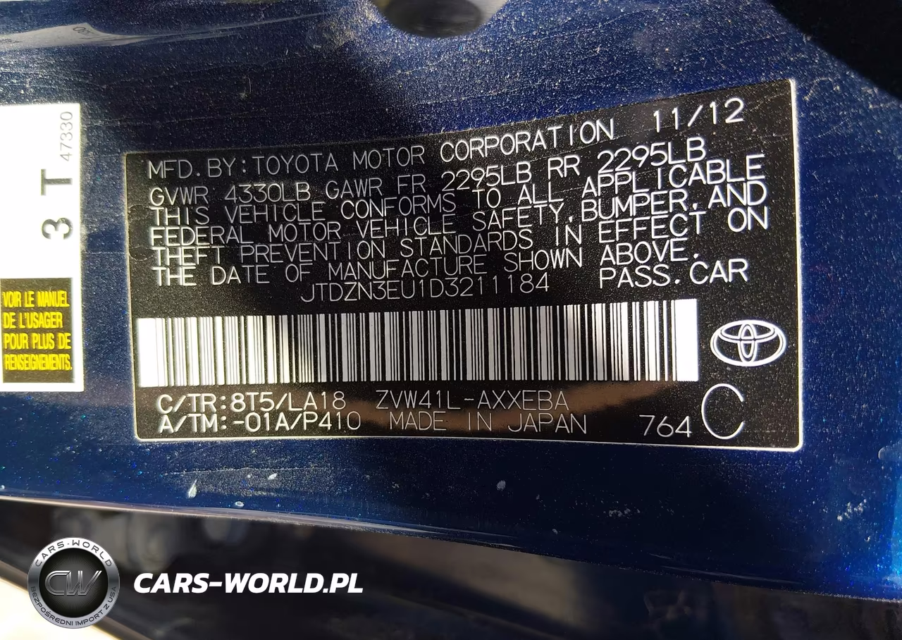 2013 Toyota Prius V Five VIN:JTDZN3EU1D3211184 - 9