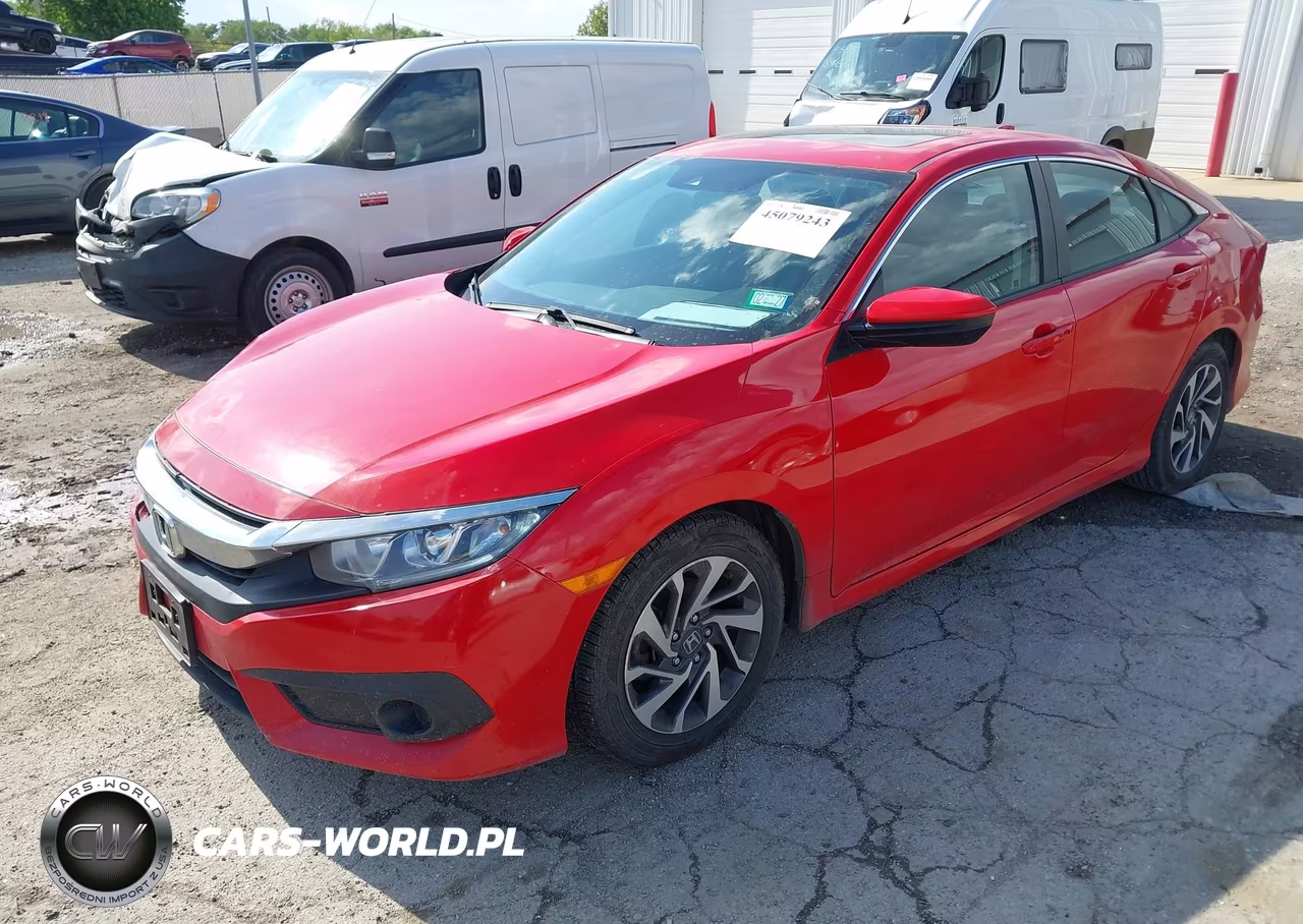 2018 Honda Civic Ex VIN:2HGFC2F88JH519788 - 2
