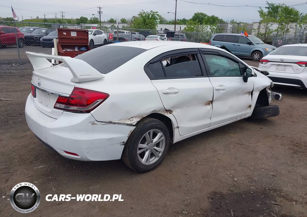 2013 Honda Civic Lx VIN:19XFB2F54DE227093 - 4