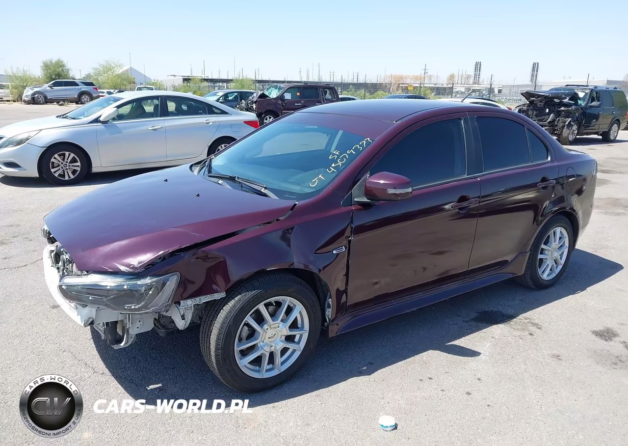 2015 Mitsubishi Lancer Es VIN:JA32U2FU3FU026143 - 2