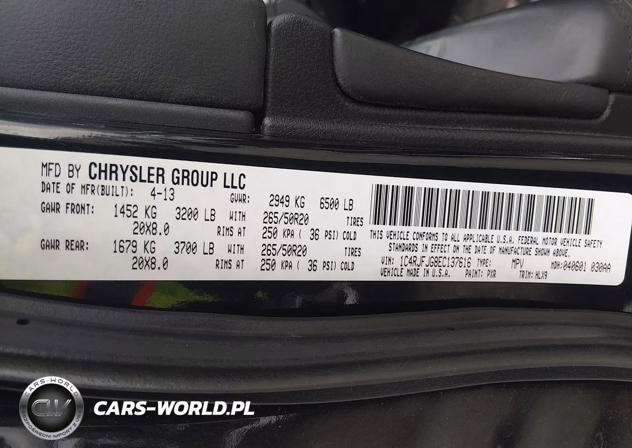 2014 Jeep Grand Cherokee Summit VIN:1C4RJFJG8EC137616 - 9