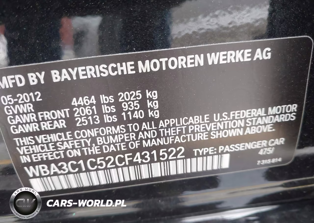 2012 BMW 328I VIN:WBA3C1C52CF431522 - 9