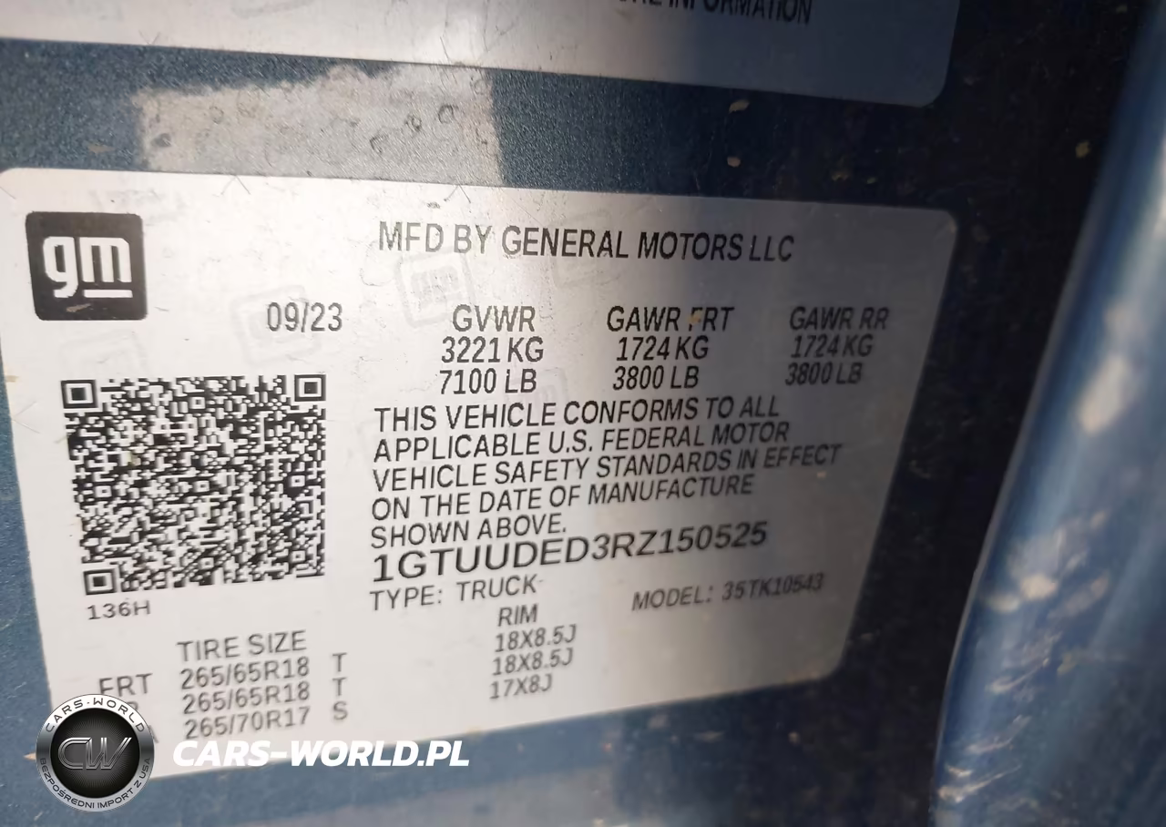 2024 GMC Sierra 1500 4Wd Short Box Slt VIN:1GTUUDED3RZ150525 - 9