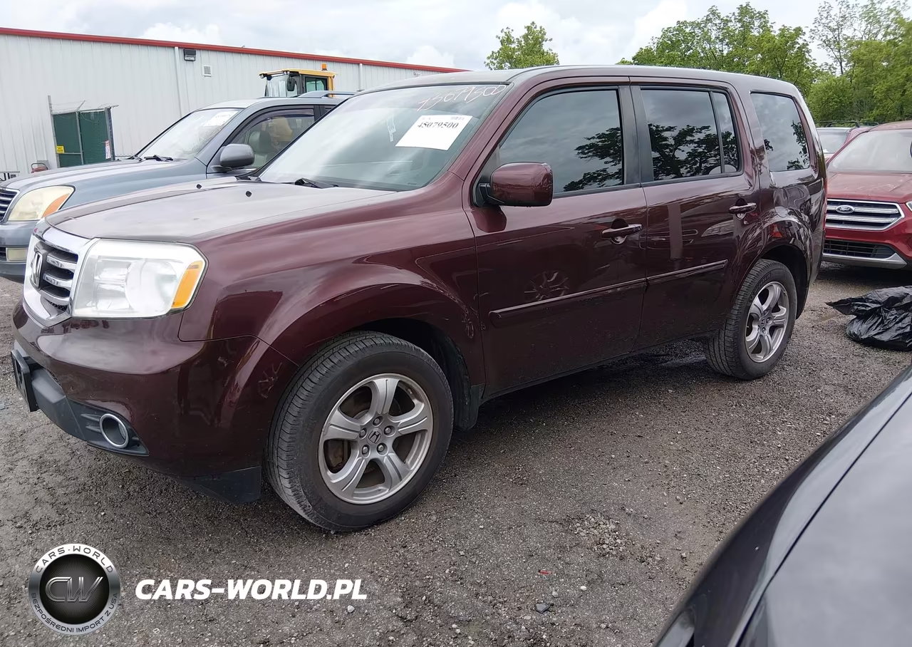 2014 Honda Pilot Ex-L VIN:5FNYF4H52EB040503 - 2