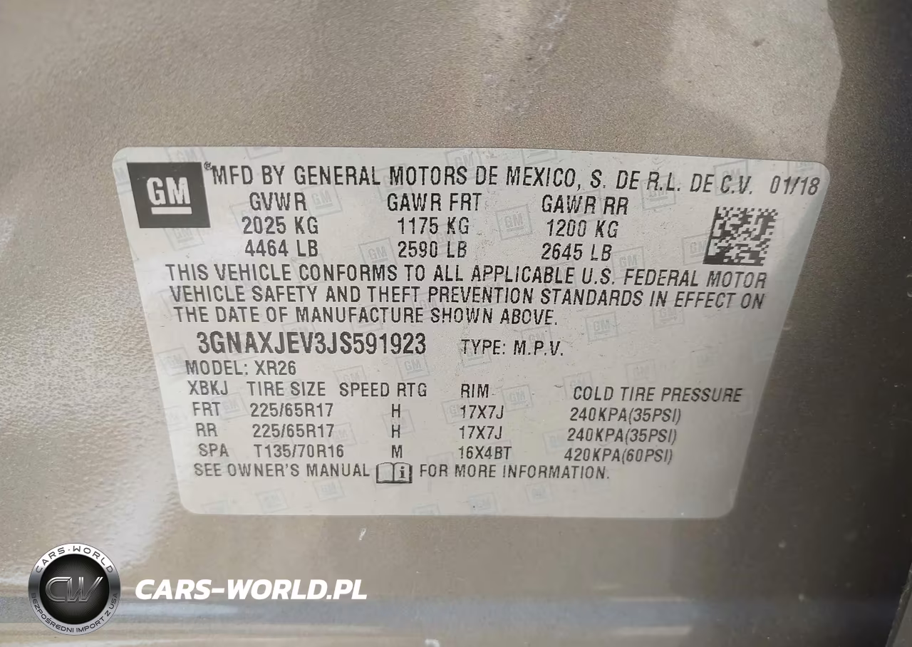 2018 Chevrolet Equinox Lt VIN:3GNAXJEV3JS591923 - 9