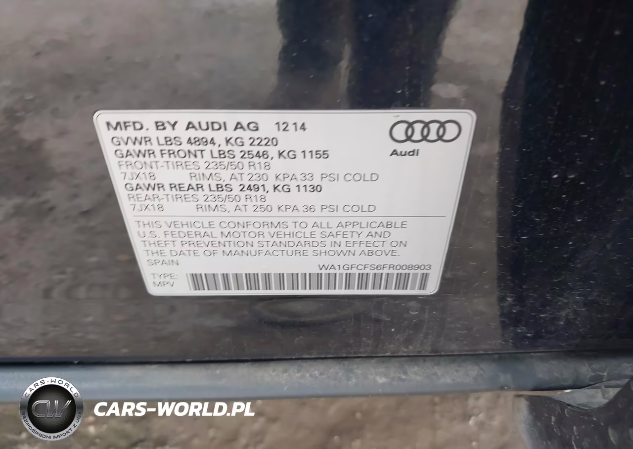 2015 Audi Q3 2.0T Premium Plus VIN:WA1GFCFS6FR008903 - 9