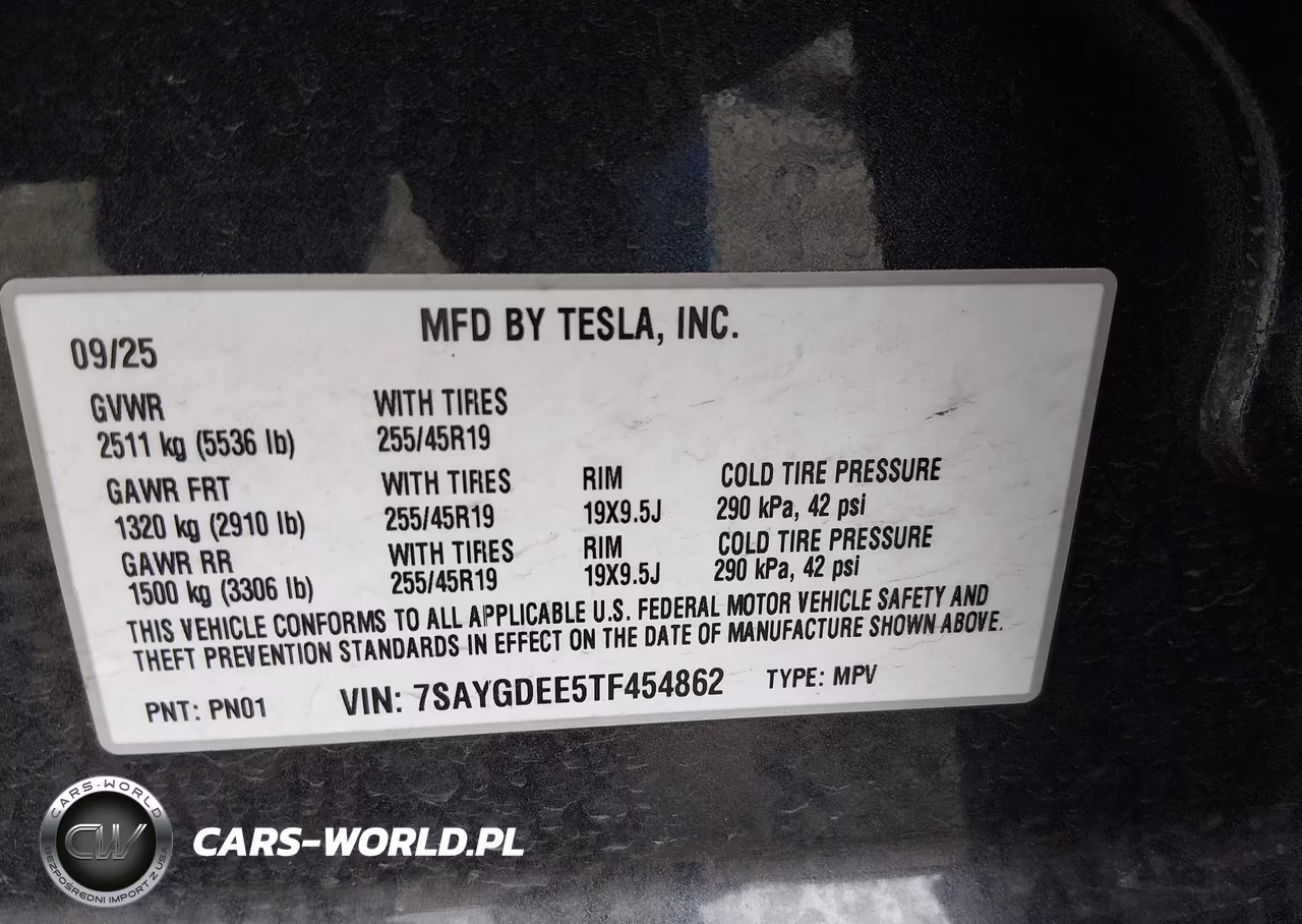 2026 Tesla Model Y All-Wheel Drive-Long Range Launch Series-Premium All-Wheel Drive VIN:7SAYGDEE5TF454862 - 9