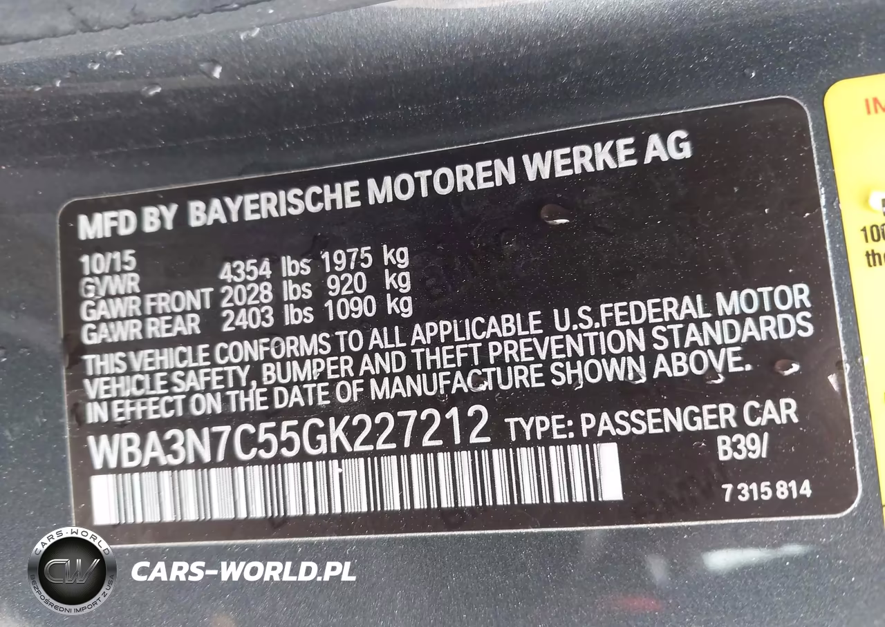 2016 BMW 428I VIN:WBA3N7C55GK227212 - 9