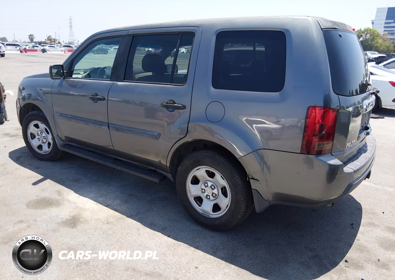2011 Honda Pilot Lx VIN:5FNYF3H20BB007642 - 3