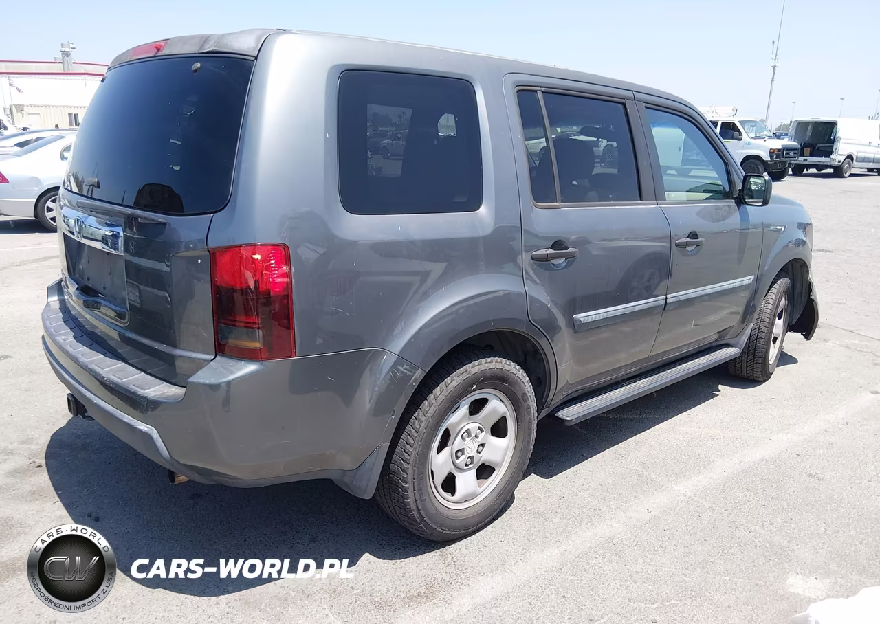 2011 Honda Pilot Lx VIN:5FNYF3H20BB007642 - 4