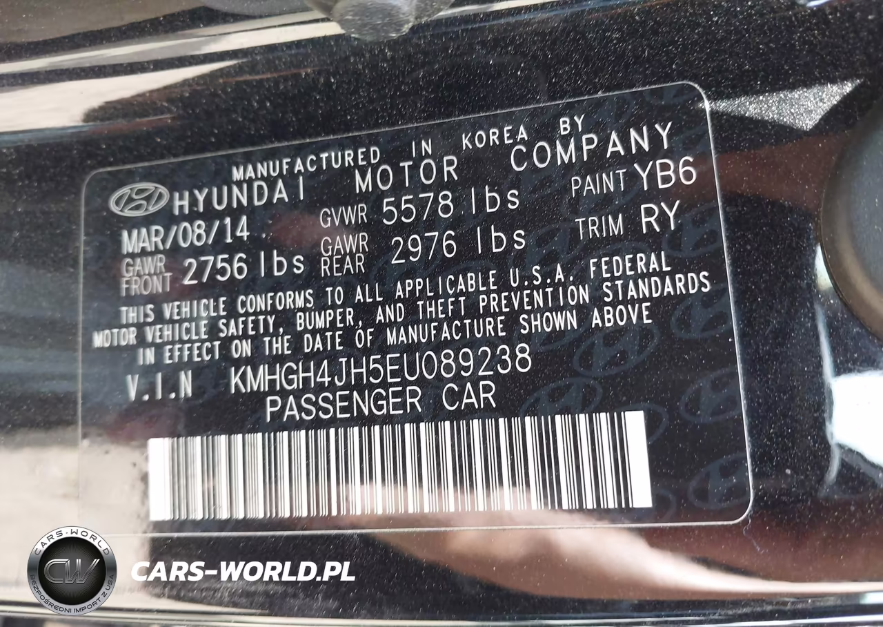 2014 Hyundai Equus Ultimate VIN:KMHGH4JH5EU089238 - 9