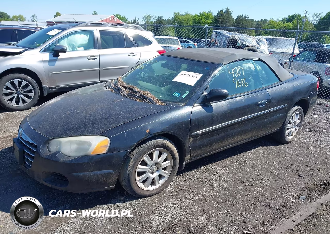2004 Chrysler Sebring Gtc VIN:1C3EL75R94N175096 - 2