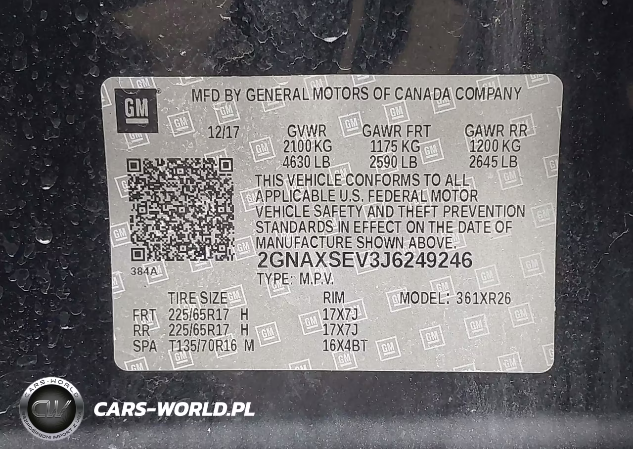 2018 Chevrolet Equinox Lt VIN:2GNAXSEV3J6249246 - 9